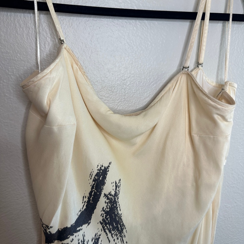 Anthropologie Conditions Apply Chloe Maxi Slip Dress Horse Satin Size 3x - Picture 7 of 9